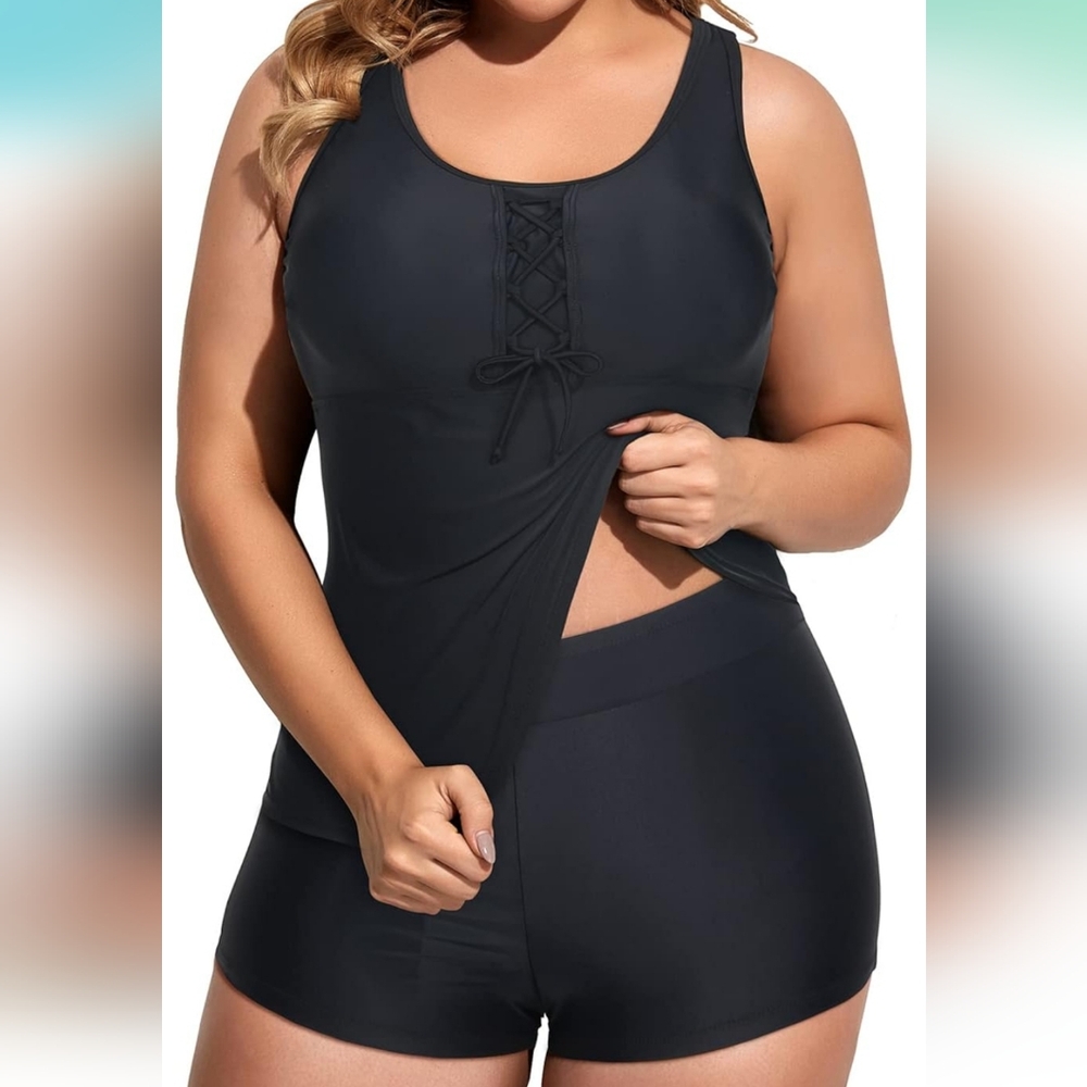 HOLIPICK 2 Piece Tankini Swimsuit